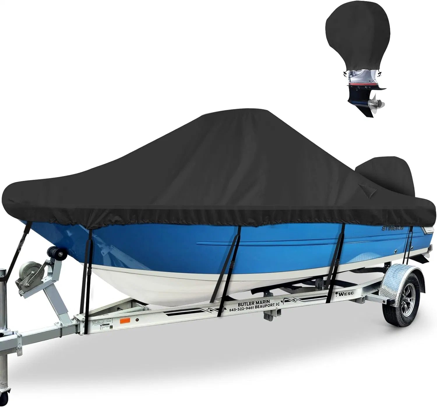 16-18ft Waterproof Boat Cover – Reliable Weather Protection